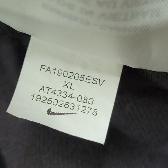 Nike Paris Saint-Germain PSG Black Polo Soccer Football Jersey Red Swoosh Sze XL - Picture 7 of 7